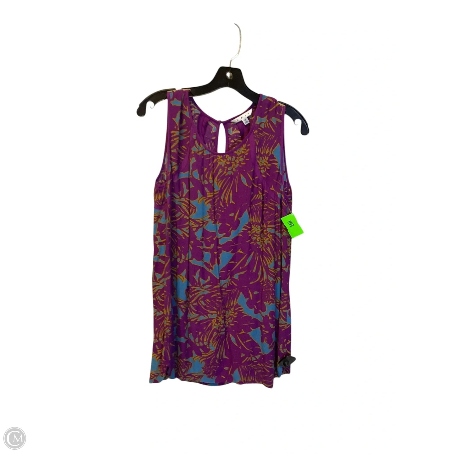 Tunic Sleeveless By Cabi In Purple, Size: M