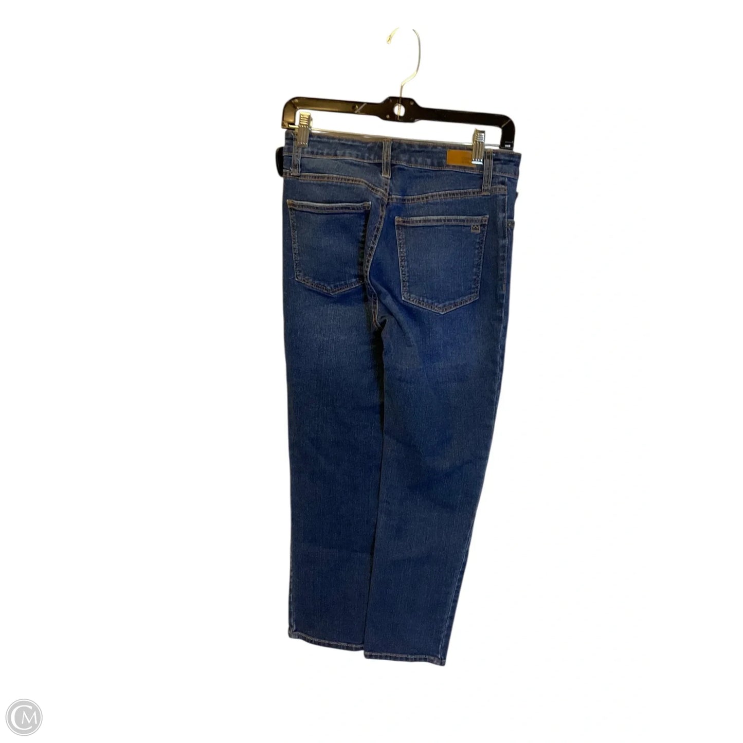 Jeans Straight By Crown And Ivy In Blue Denim, Size: 2