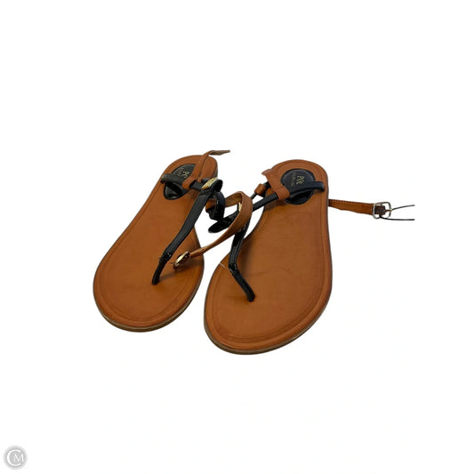 Sandals Flats By Polo Ralph Lauren In Black, Size: 6