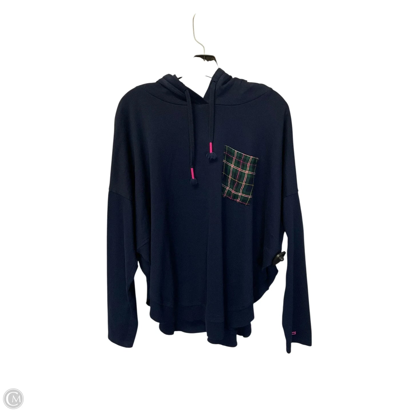 Sweatshirt Hoodie By Crown And Ivy In Navy, Size: Xl