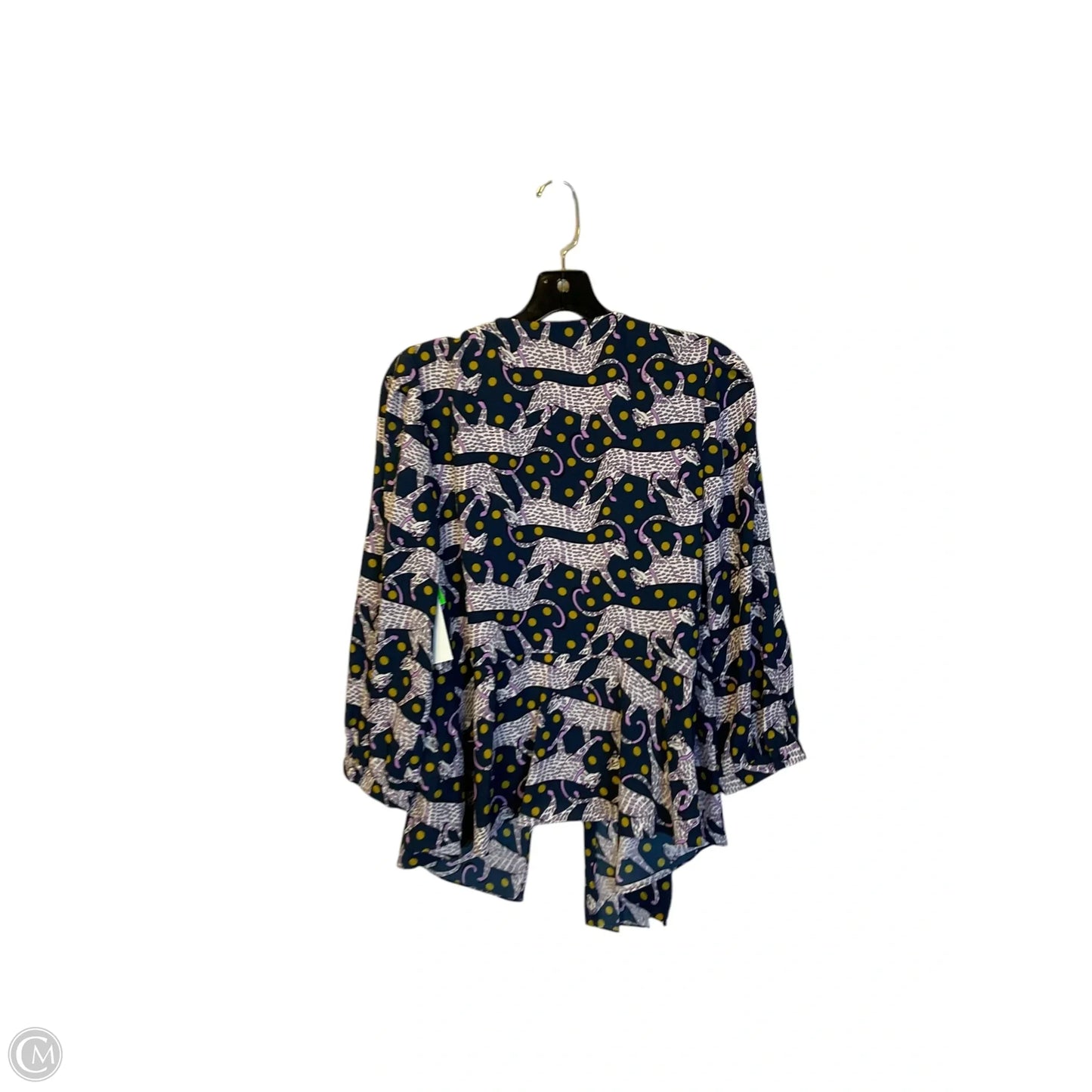 Top Long Sleeve Designer By Kate Spade In Blue & Purple, Size: S