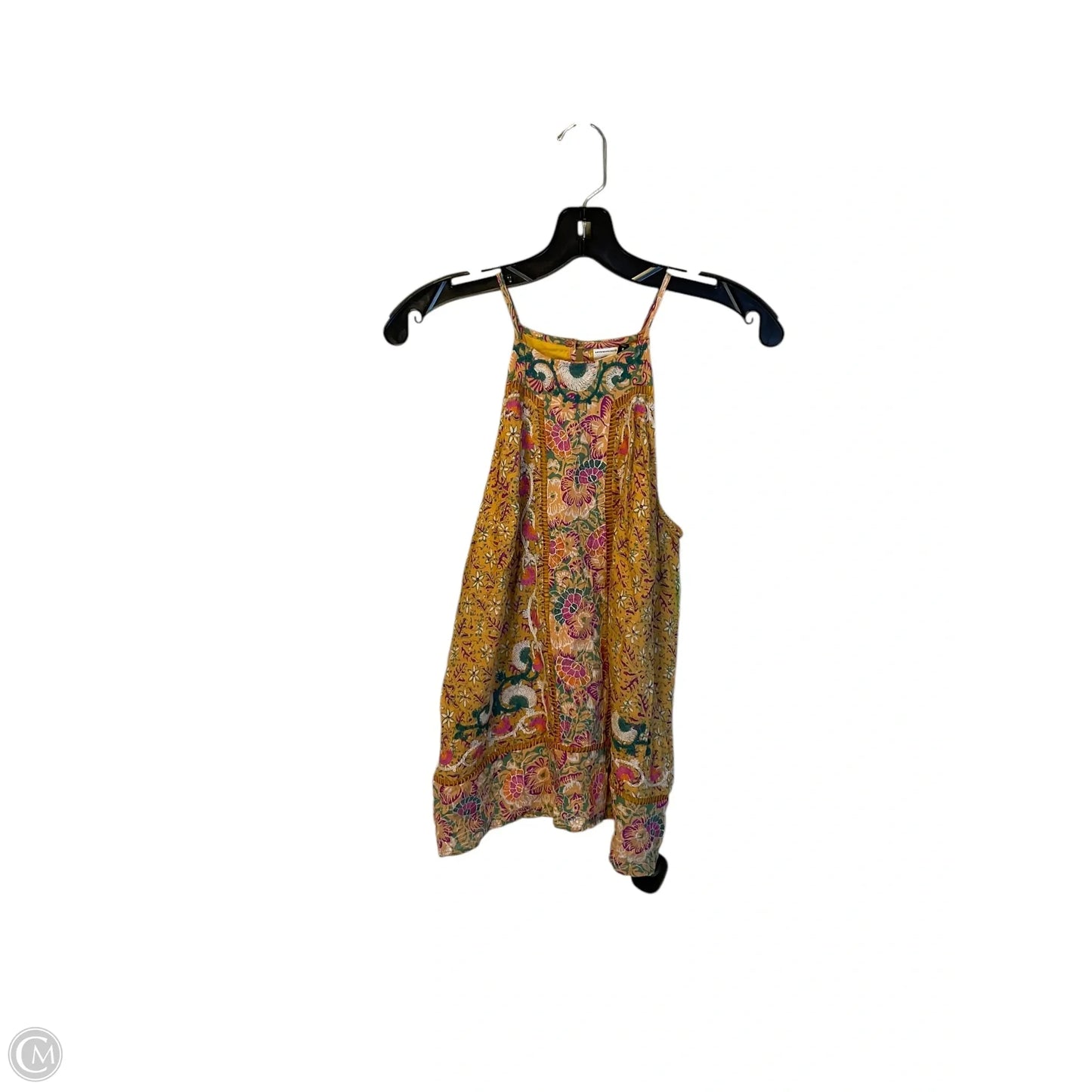 Top Sleeveless By Anthropologie In Yellow, Size: S