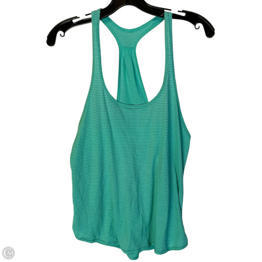 Athletic Tank Top By Lululemon In Aqua, Size: S
