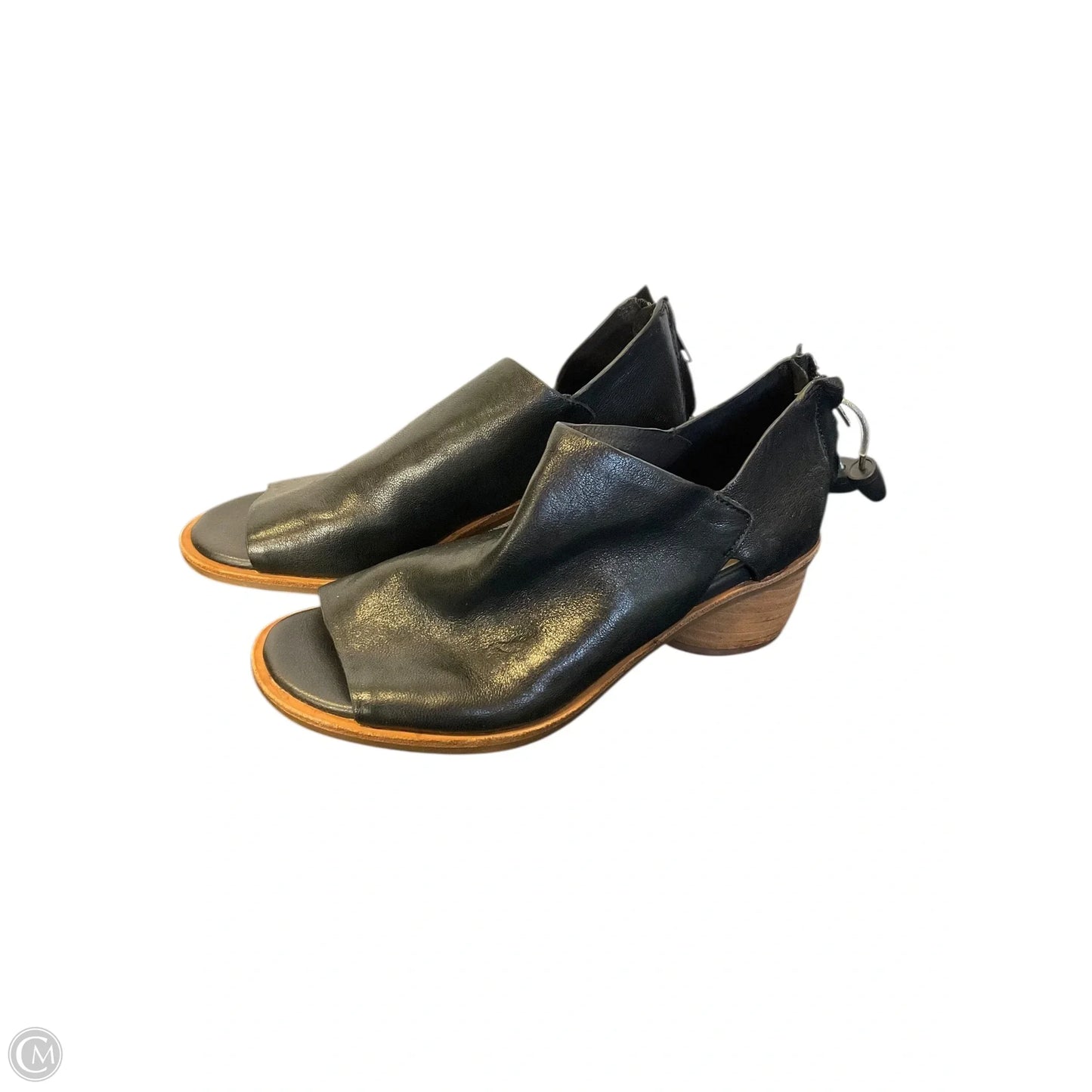Sandals Heels Block By Sofft In Black, Size: 6.5