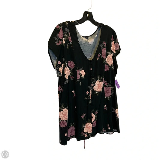 Top Short Sleeve By Torrid In Black, Size: 2x