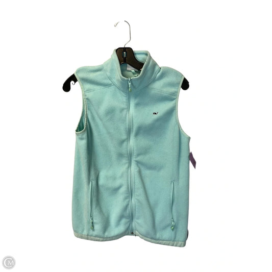 Vest Fleece By Vineyard Vines In Aqua, Size: S