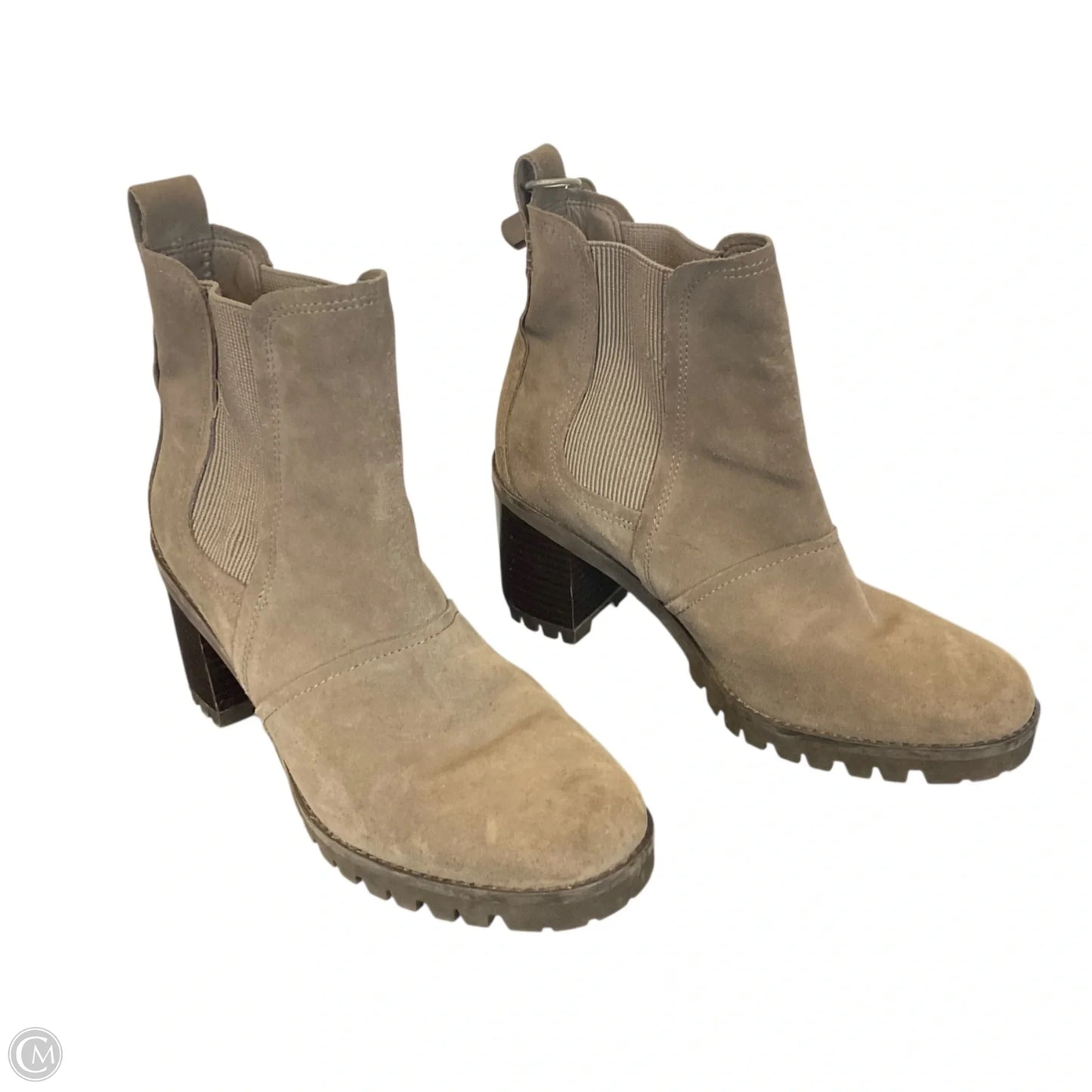 Boots Designer By Ugg In Grey, Size: 8.5