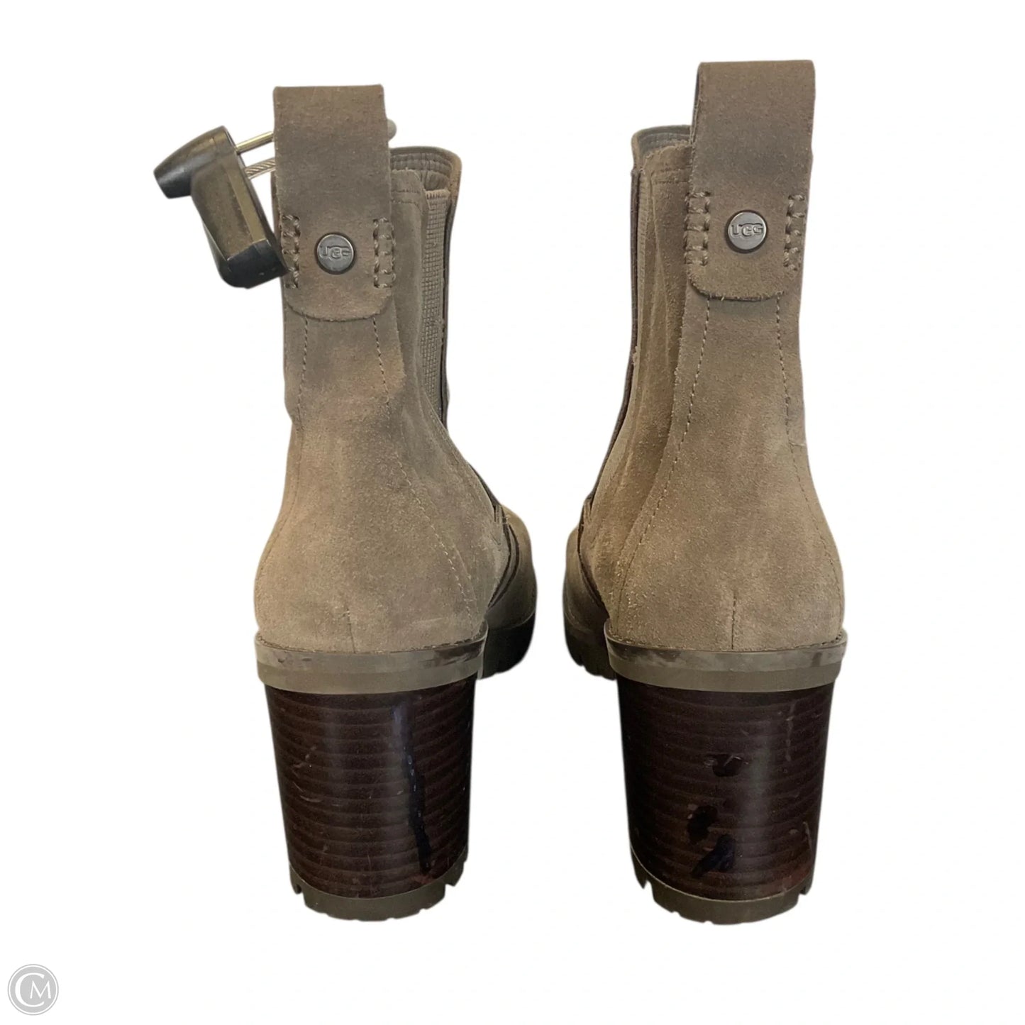 Boots Designer By Ugg In Grey, Size: 8.5