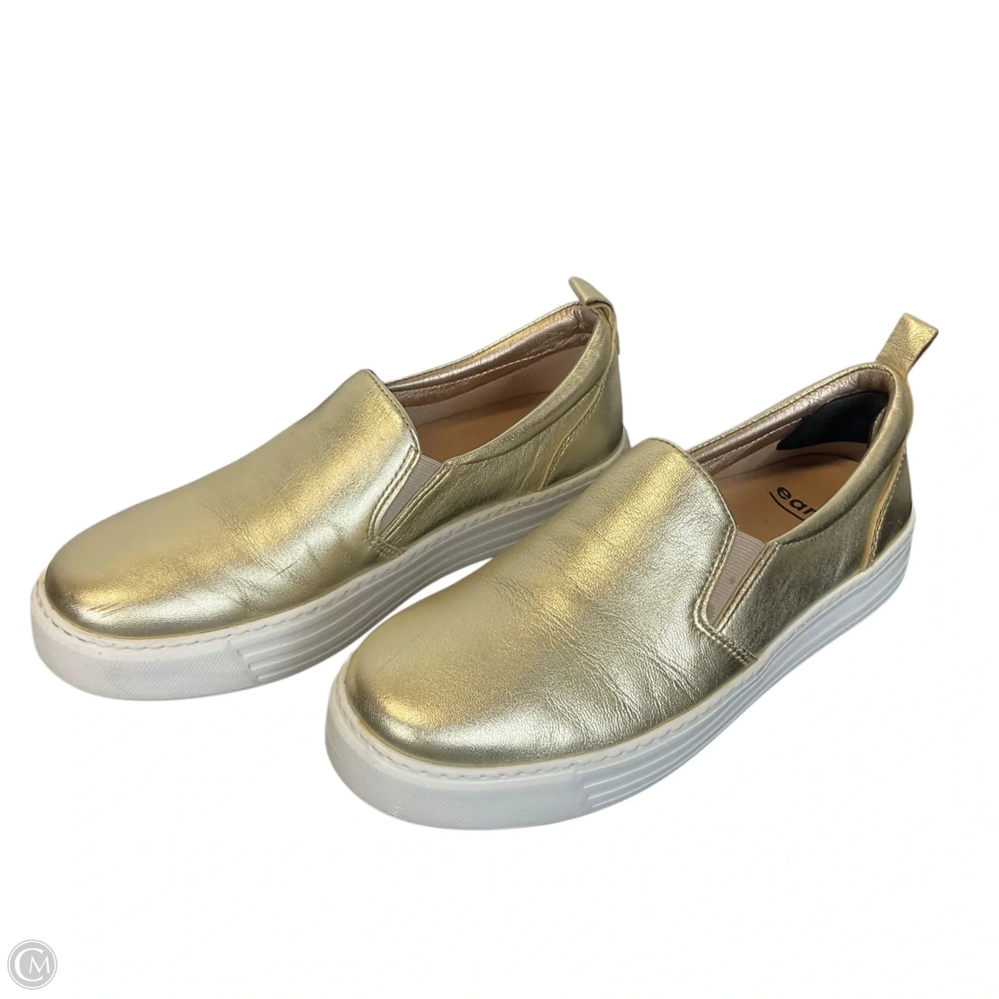 Shoes Sneakers By Earth In Gold, Size: 8
