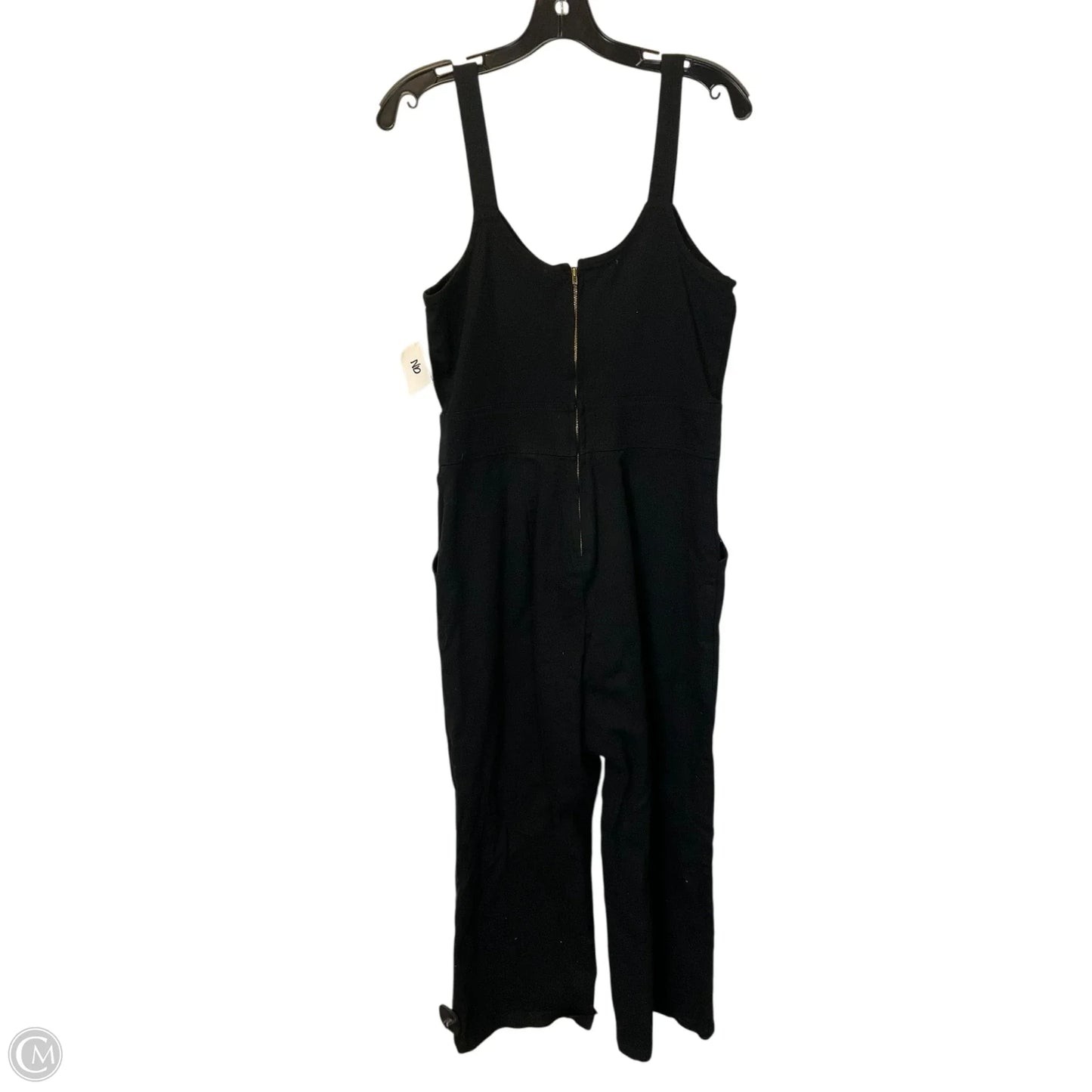 Jumpsuit By Copper Key In Black Denim, Size: L