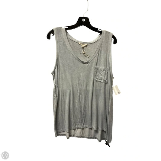 Top Sleeveless By Jane And Delancey In Blue, Size: L