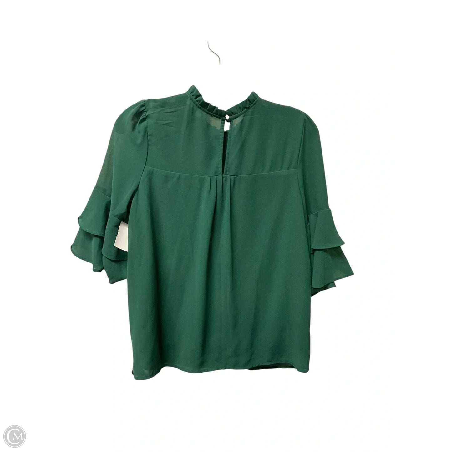 Top Short Sleeve By Monteau In Green, Size: S