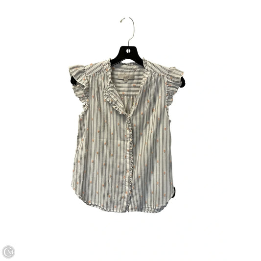 Top Sleeveless By Loft In White, Size: Xs