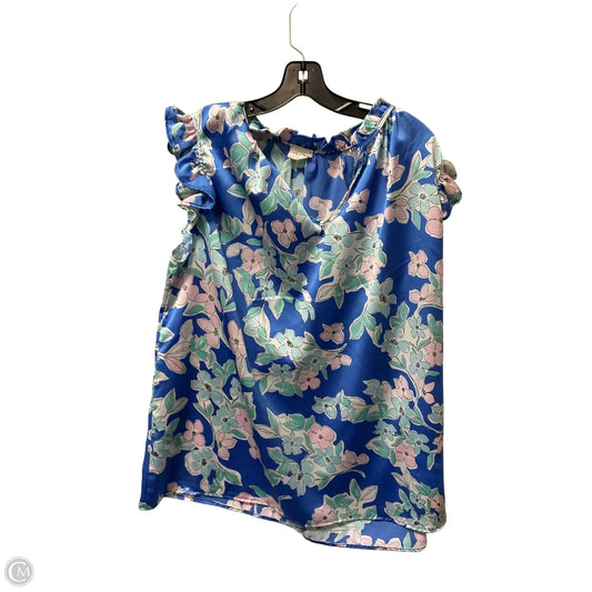 Top Sleeveless By Lovely Melody In Floral Print, Size: Xl