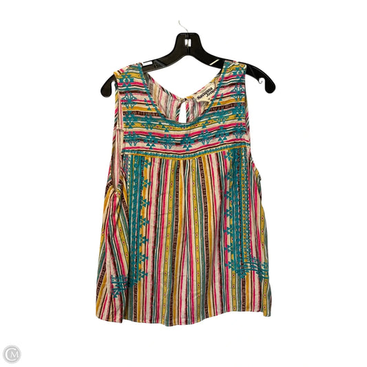 Top Sleeveless By Savanna Jane In Multi-colored, Size: 1x