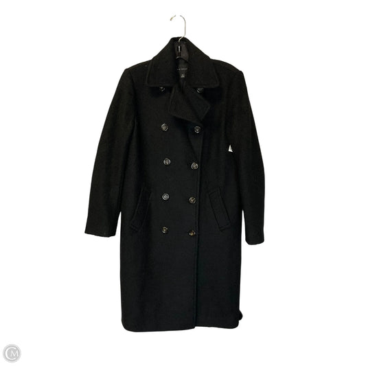 Coat Trench Coat By Ann Taylor In Black, Size: Xxs