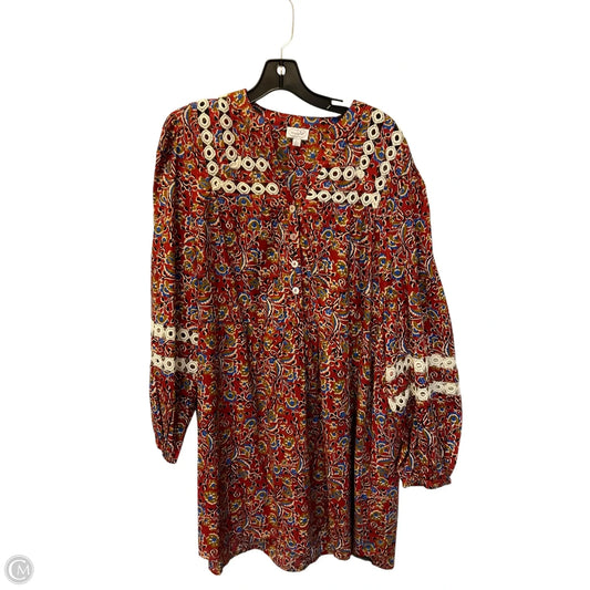 Dress Casual Short By Mudpie In Red, Size: L