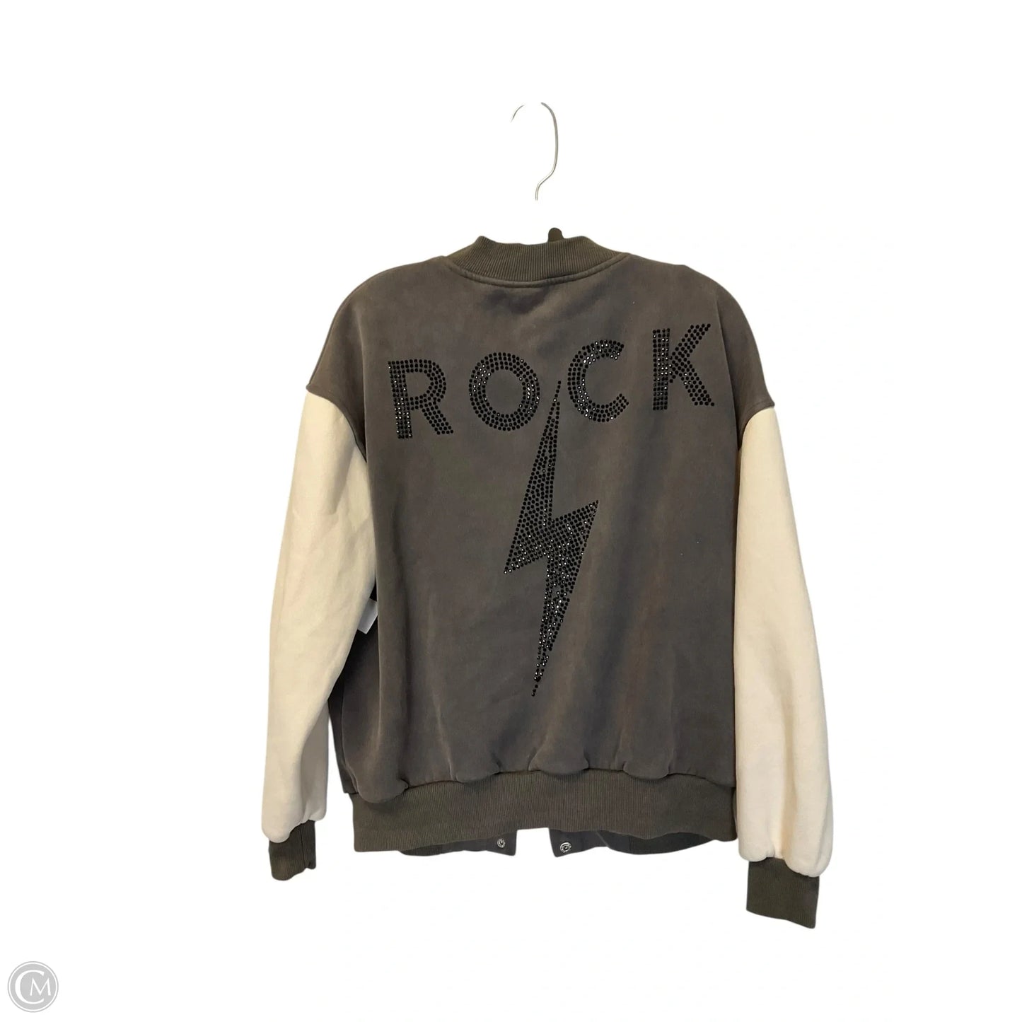 Jacket Other By Dress Up In Cream & Grey, Size: S