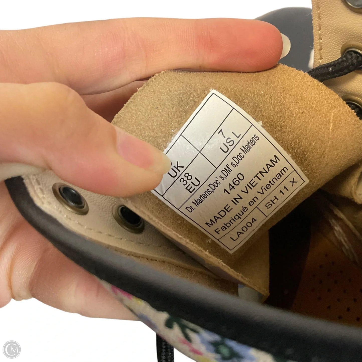 Boots Combat By Dr Martens In Floral Print, Size: 7