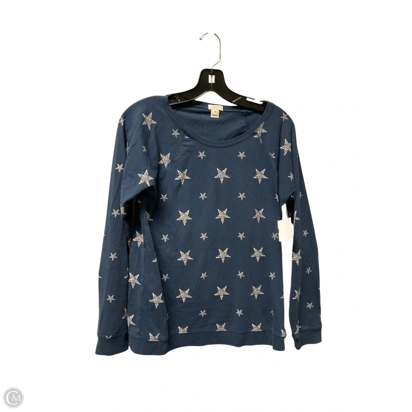 Top Long Sleeve Basic By J. Crew In Blue, Size: M