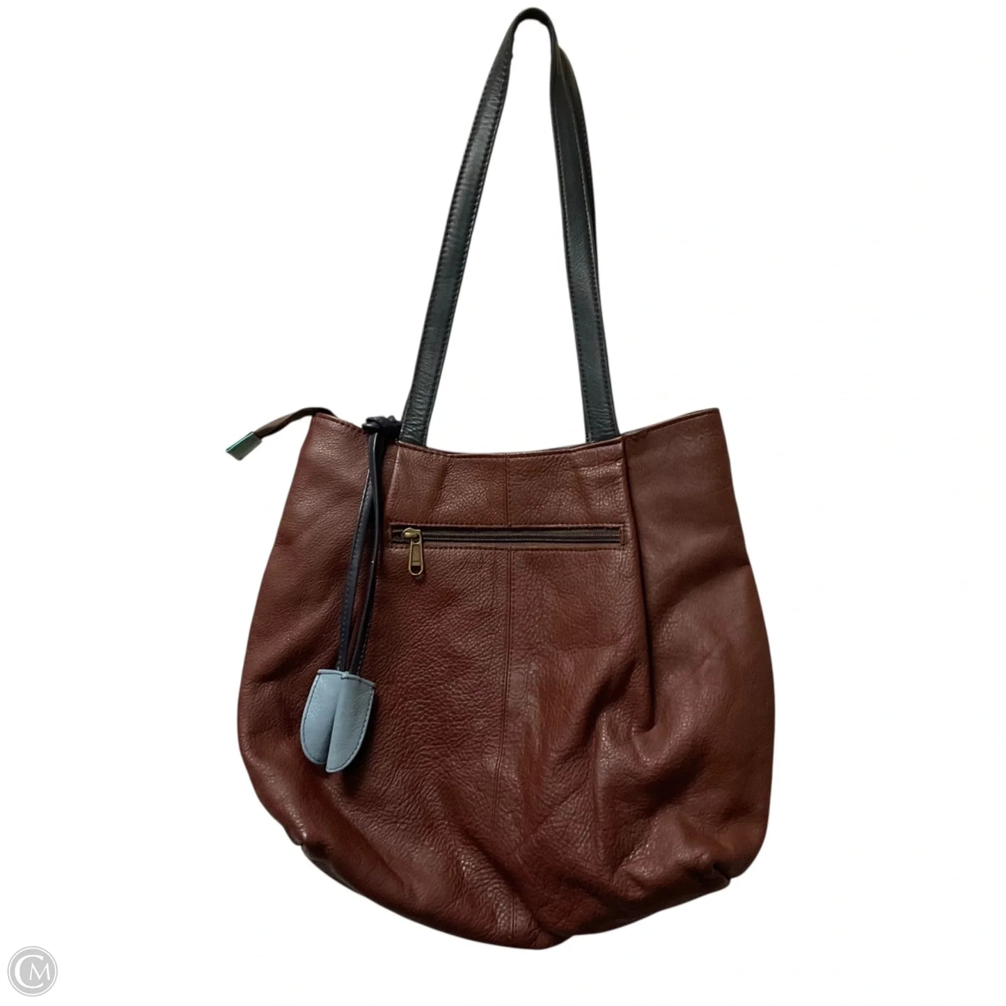 Handbag Leather By Clothes Mentor, Size: Medium