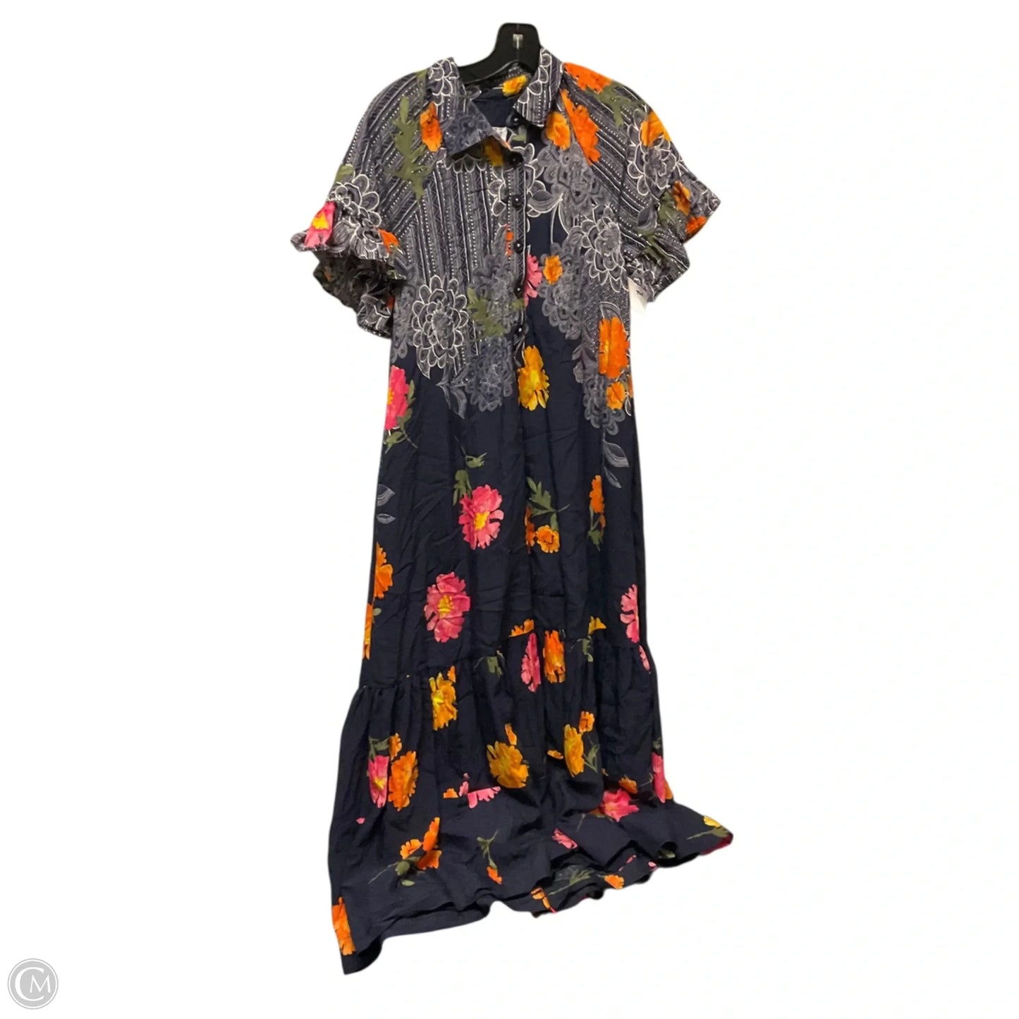Dress Casual Maxi By Anthropologie In Floral Print, Size: M