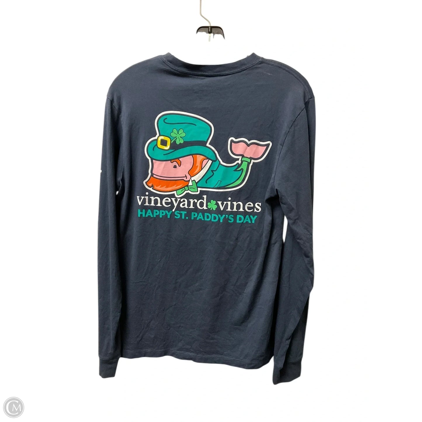 Top Long Sleeve Basic By Vineyard Vines In Navy, Size: Xs