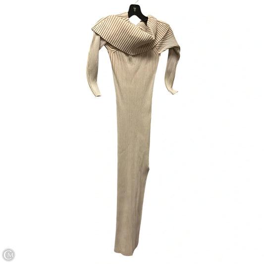Dress Casual Maxi By Anthropologie In Tan, Size: S