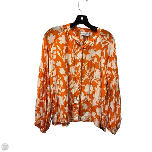 Top Long Sleeve By Cmc In Orange, Size: Xs