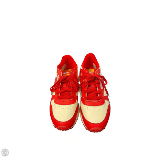 Shoes Athletic By Reebok In Red & White, Size: 8