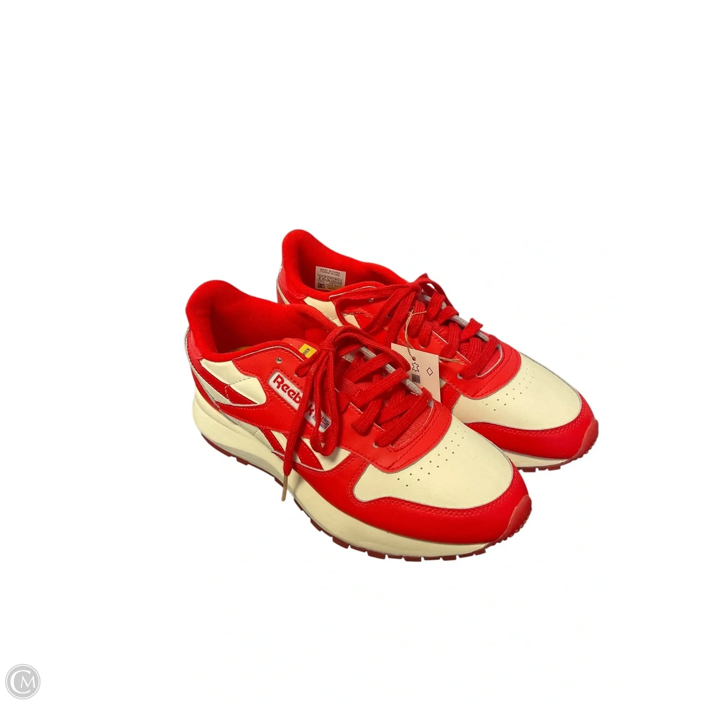Shoes Athletic By Reebok In Red & White, Size: 8