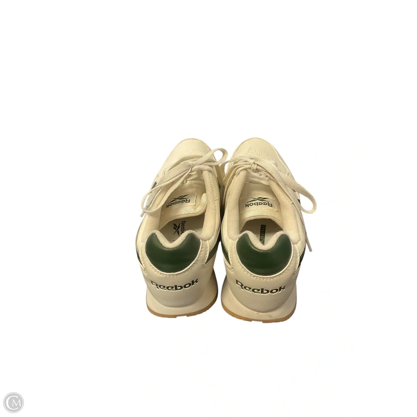 Shoes Athletic By Reebok In Green & White, Size: 8.5