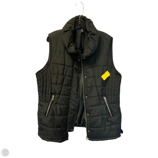 Vest Puffer & Quilted By Tribal In Black, Size: Xl