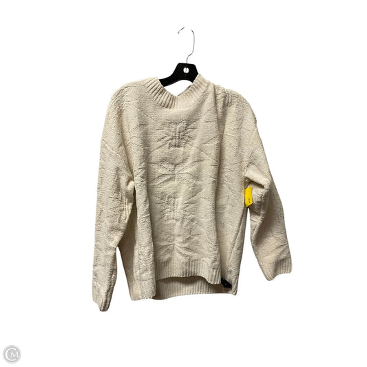 Sweater By Weatherproof In Cream, Size: Xxl