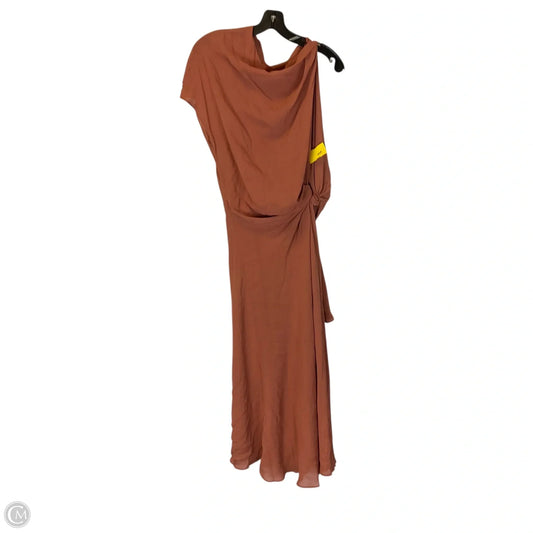 Dress Party Long By Zara In Tan, Size: M