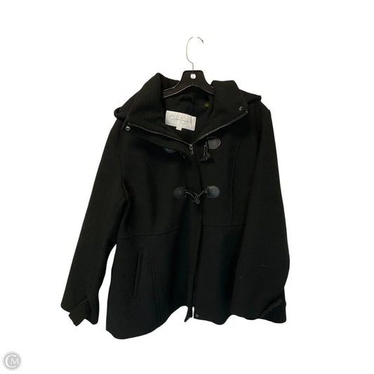 Coat Peacoat By Jessica Simpson In Black, Size: 2x
