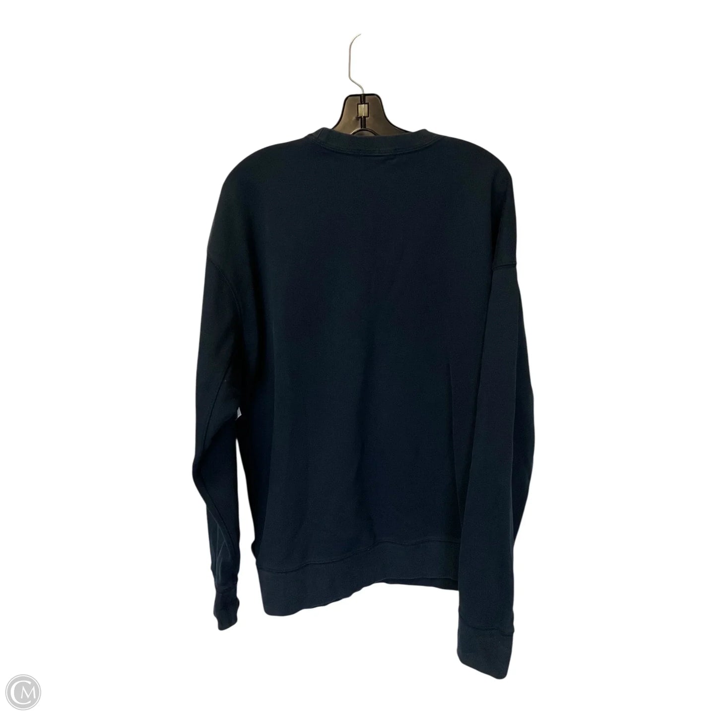 Sweatshirt Crewneck By Banana Republic In Navy, Size: L