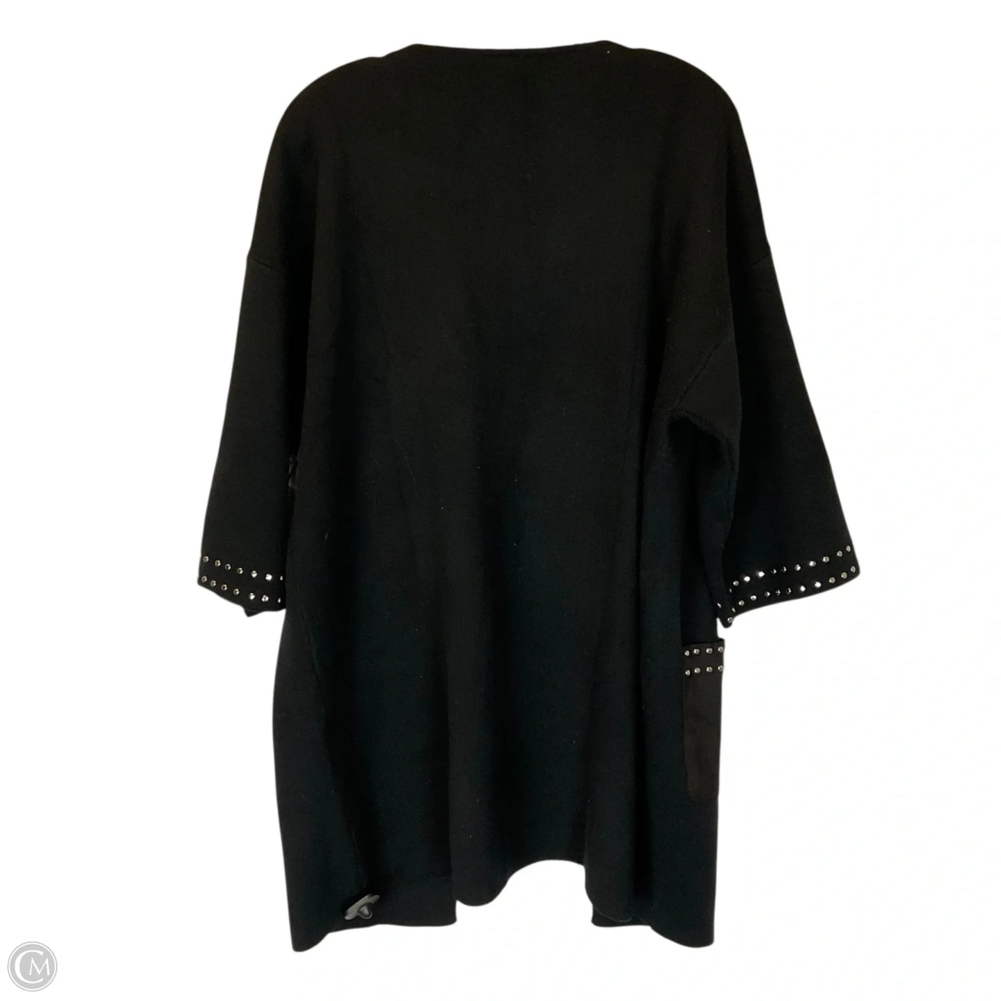 Sweater Cardigan By Clothes Mentor In Black, Size: L