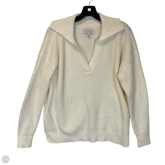 Sweater By Lucky Brand In Cream, Size: S