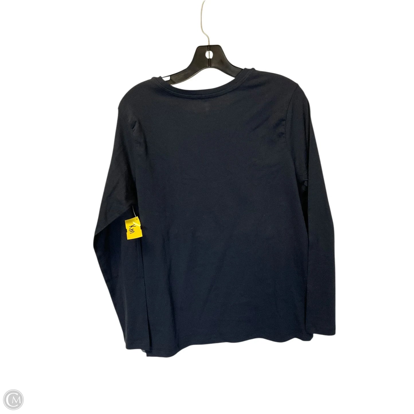 Top Long Sleeve Basic By Vera Bradley In Navy, Size: M