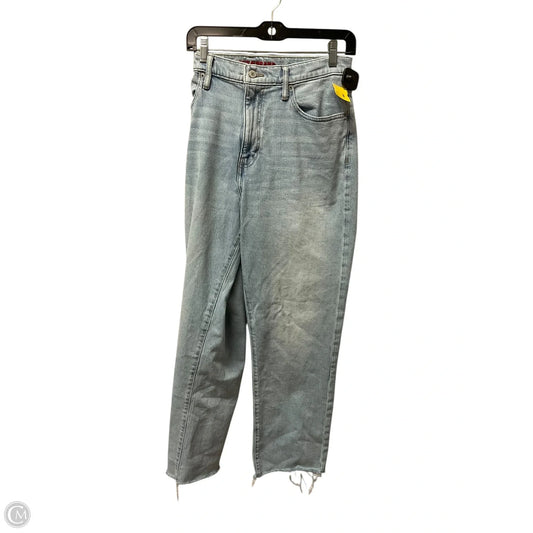 Jeans Straight By Lucky Brand In Blue Denim, Size: 14