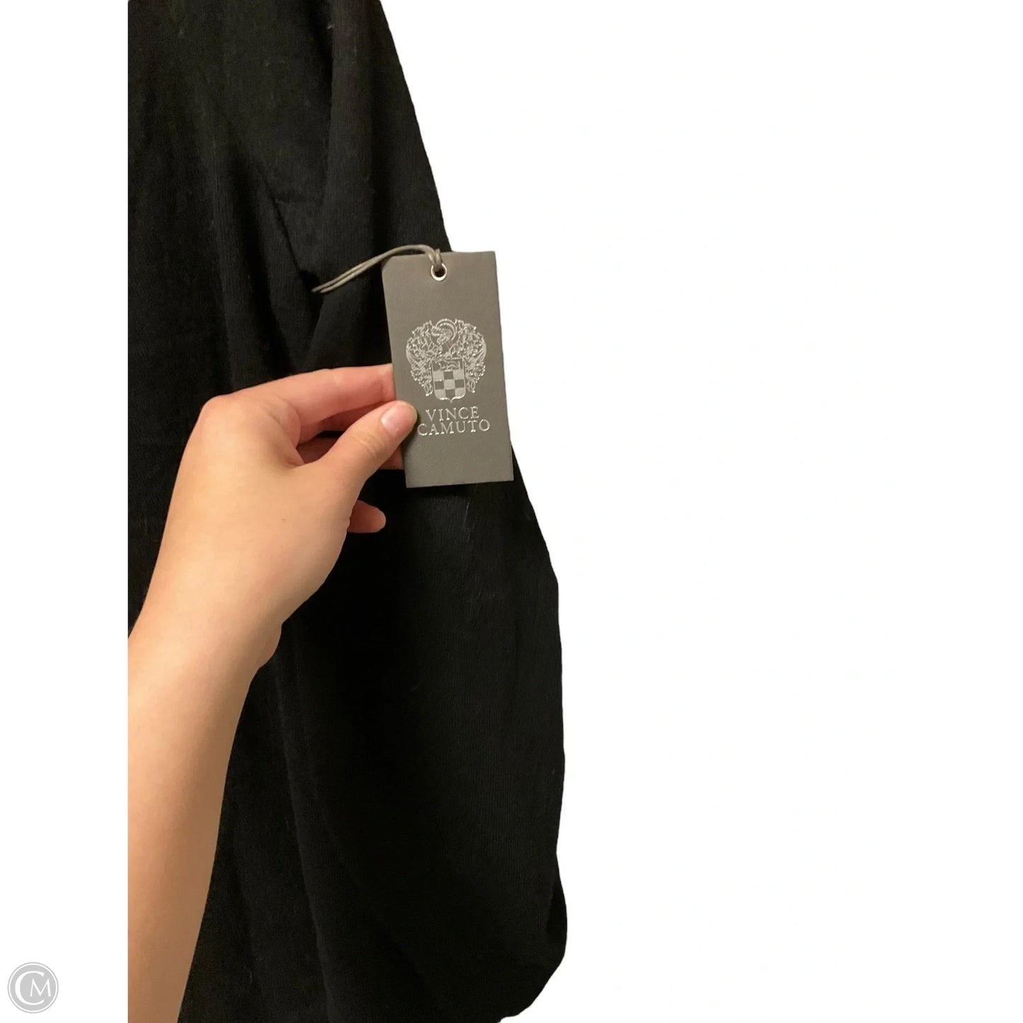 Top Long Sleeve By Vince Camuto In Black, Size: M