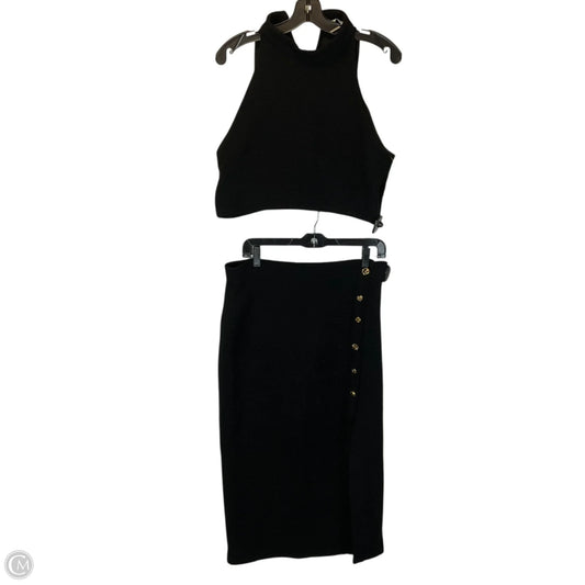 Skirt Set 2pc By Zara In Black, Size: L