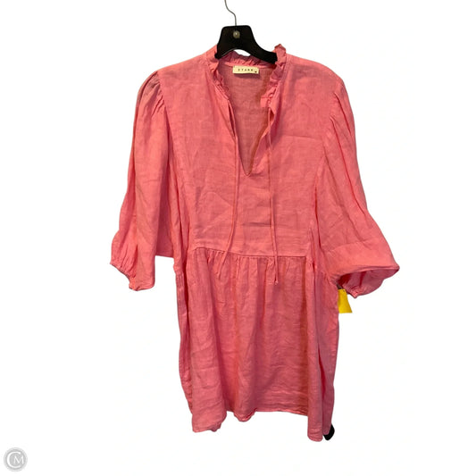 Dress Casual Short By Cmc In Pink, Size: L