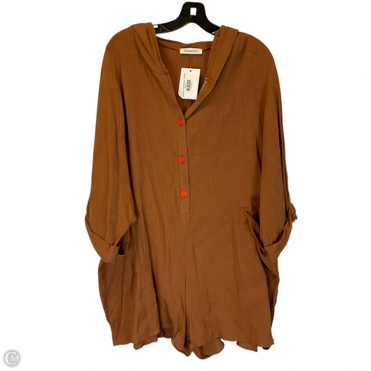 Romper By Bucketlist In Brown, Size: L