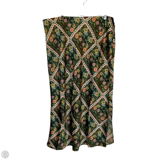 Skirt Maxi By Clothes Mentor In Floral Print, Size: Xxl