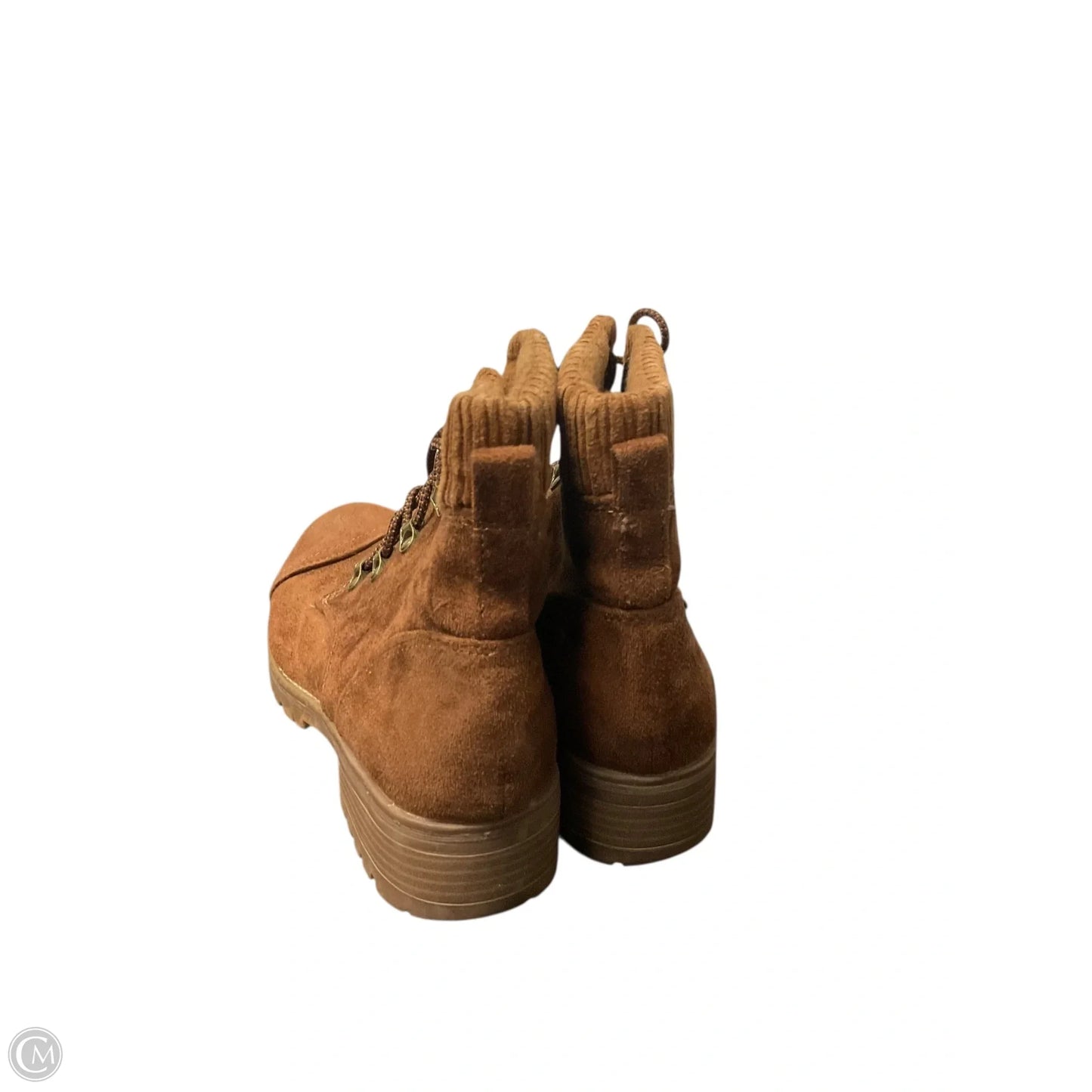 Boots Ankle Heels By Universal Thread In Brown, Size: 7.5