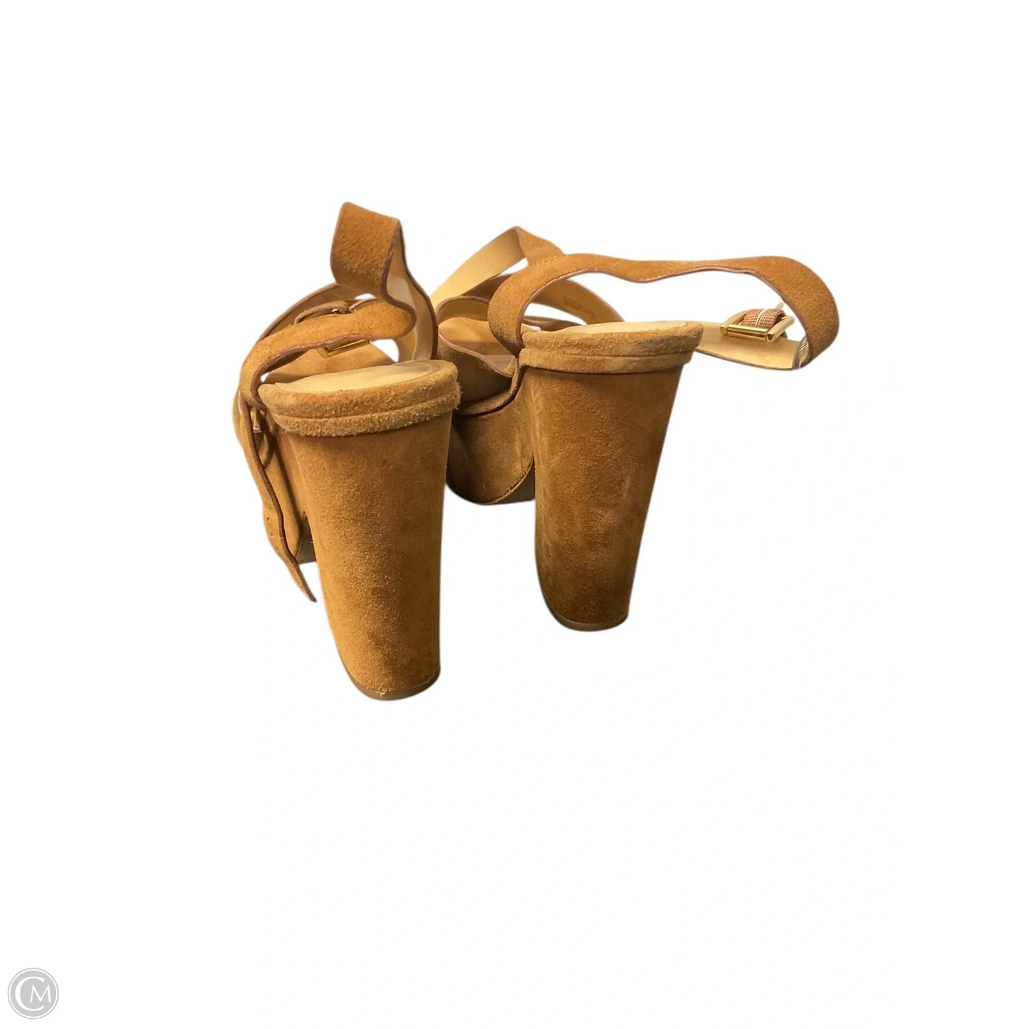 Sandals Designer By Michael Kors In Brown, Size: 8