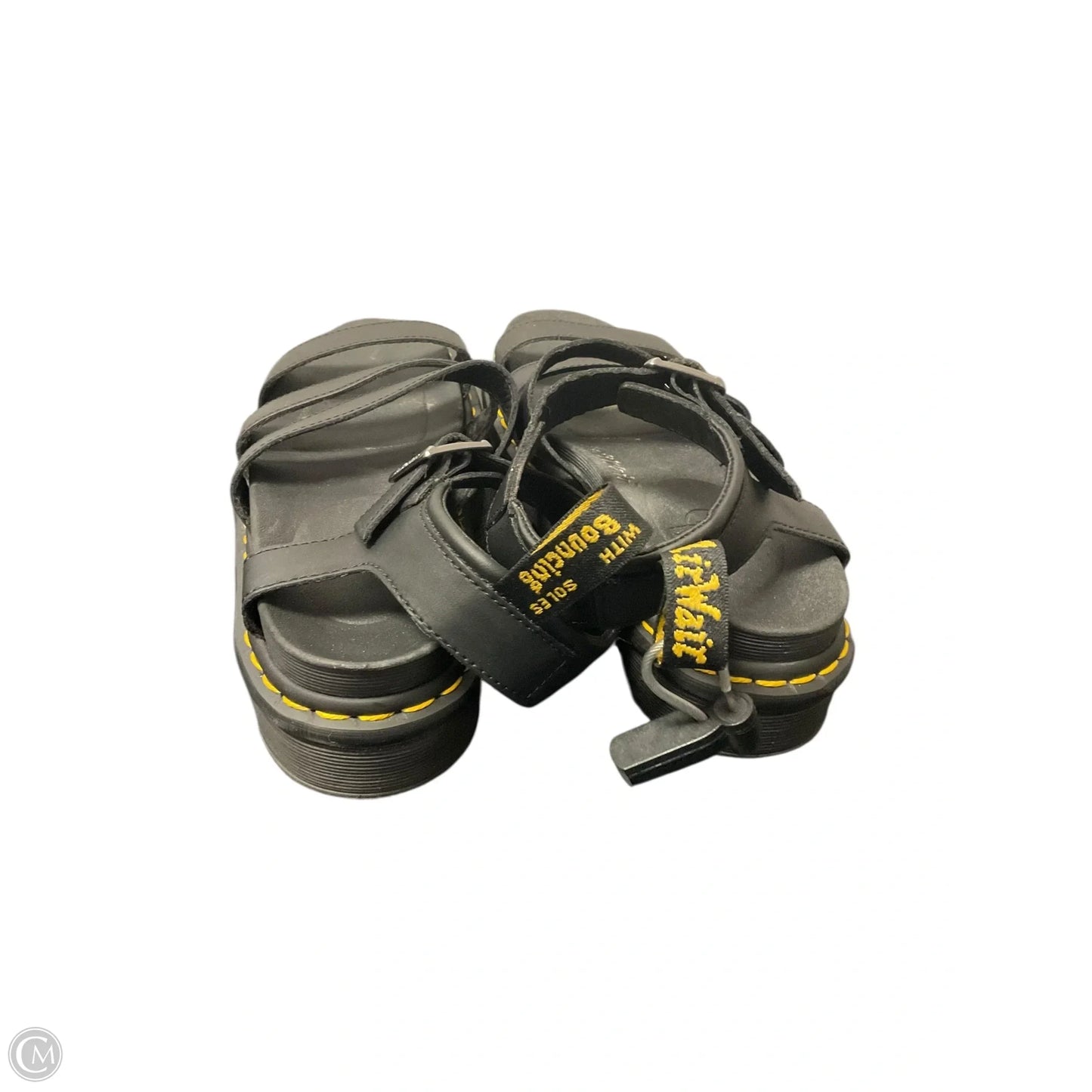 Sandals Flats By Dr Martens In Black, Size: 7