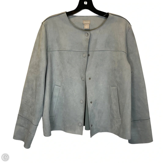 Jacket Other By Chicos In Blue, Size: L